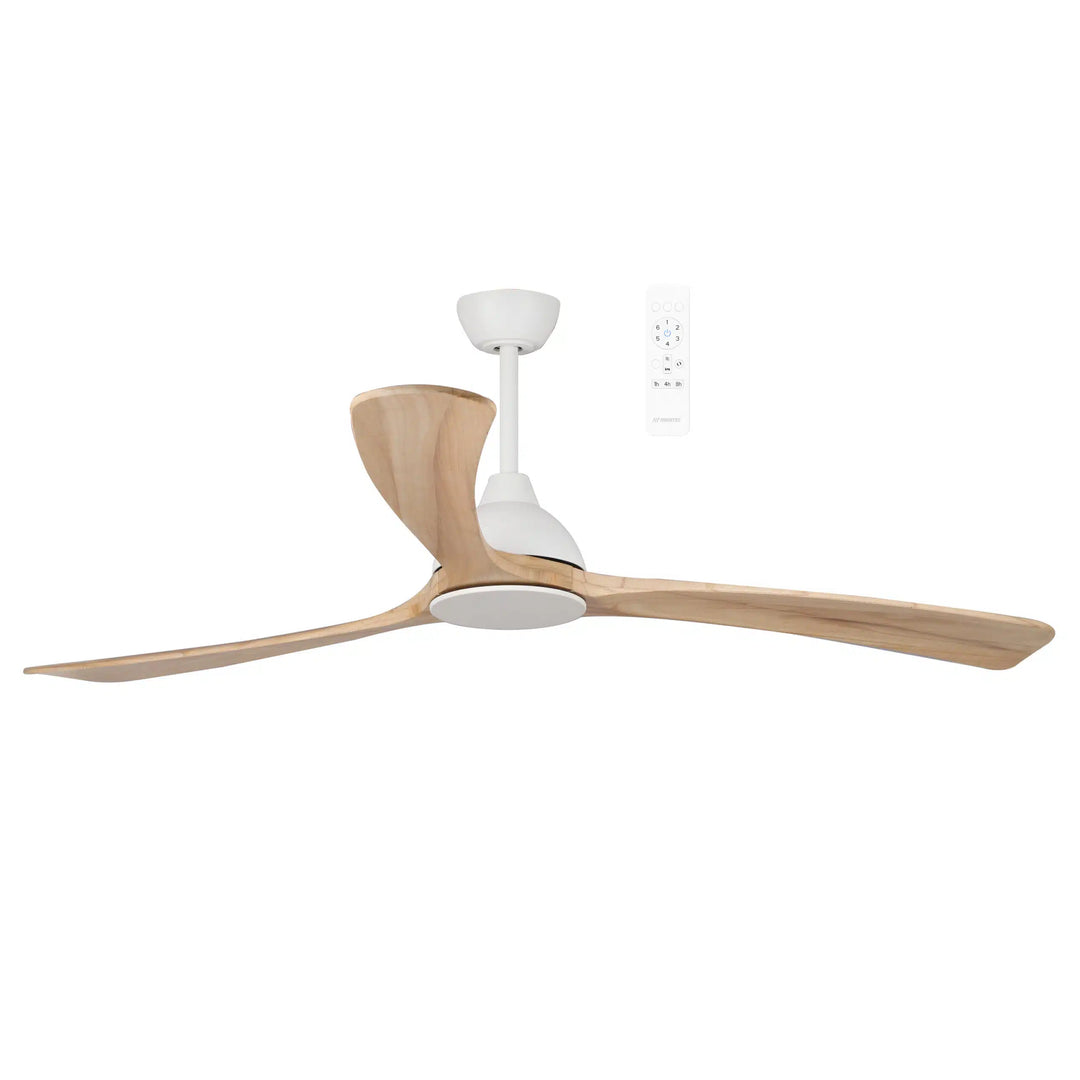 Norfolk Aero DC 70″ & 86″ Smart Ceiling Fan With WIFI Remote Control White Natural Ceiling Fan