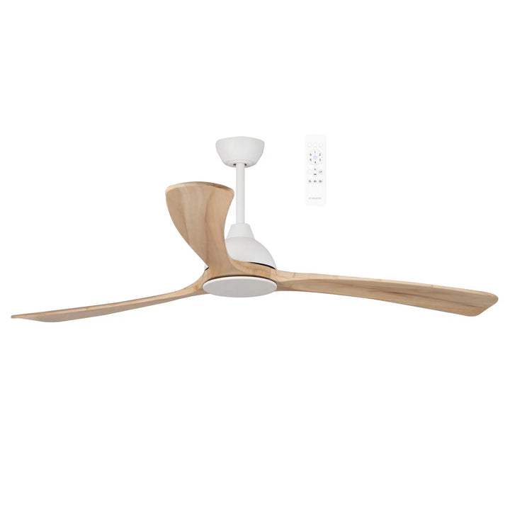 Norfolk Aero DC 70″ & 86″ Smart Ceiling Fan With WIFI Remote Control White Natural Ceiling Fan