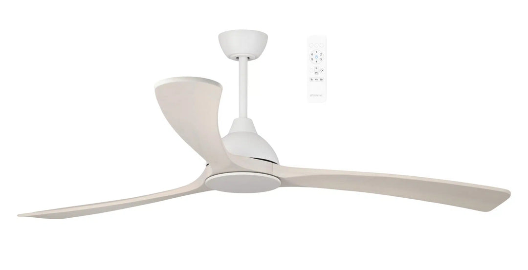Norfolk Aero DC 70″ & 86″ Smart Ceiling Fan With WIFI Remote Control White White Wash Ceiling Fan