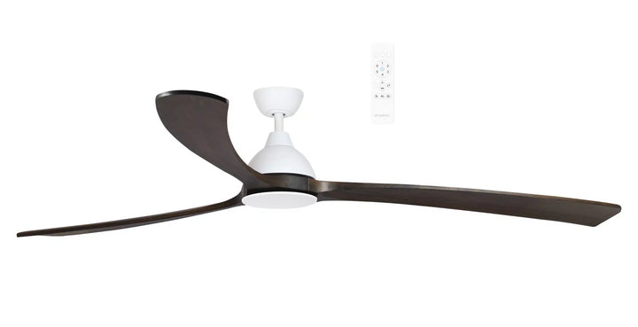 Norfolk Aero DC 70″ & 86″ Smart Ceiling Fan With WIFI Remote Control Walnut Ceiling Fan