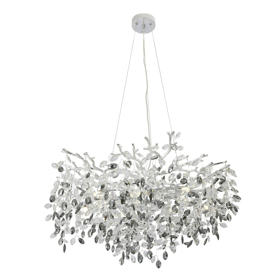 Telbix MOLENA 10 LIGHT PENDANT Chrome Pendant