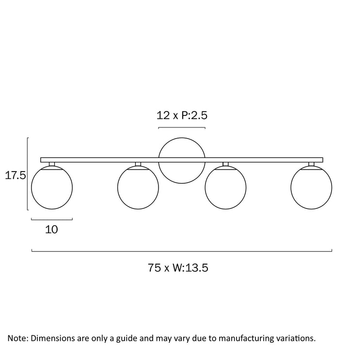 TELBIX MORAN 4 LIGHTS WALL LIGHT WALL LIGHT
