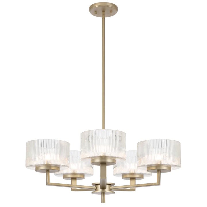 MORENO 5 LIGHT PENDANT Antique Silver Pendant