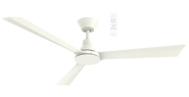 Riviera DC 52″ Smart Ceiling Fan With WIFI Remote Control Matte White Ceiling Fan