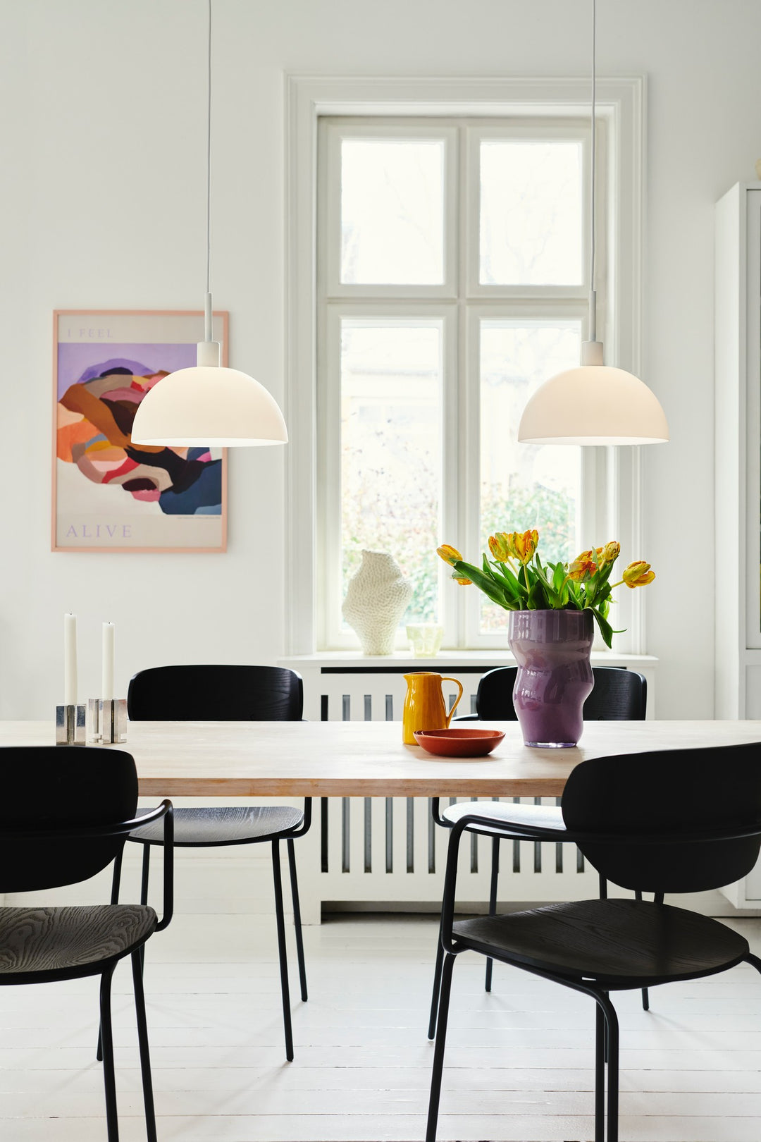 Ellen 30 Pendant Opal white Pendant