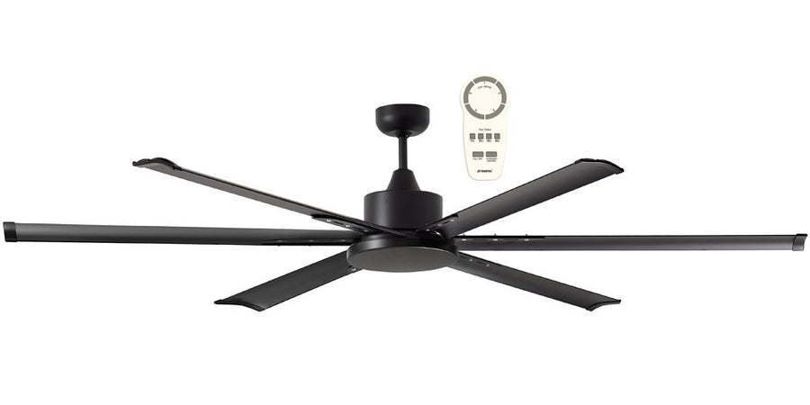 Albatross 72″ & 84″ DC Ceiling Fan With Remote Matte Black Ceiling Fan
