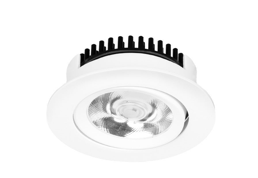 Econoled EA7 7W Recessed Adjustable Downlight White Downlight