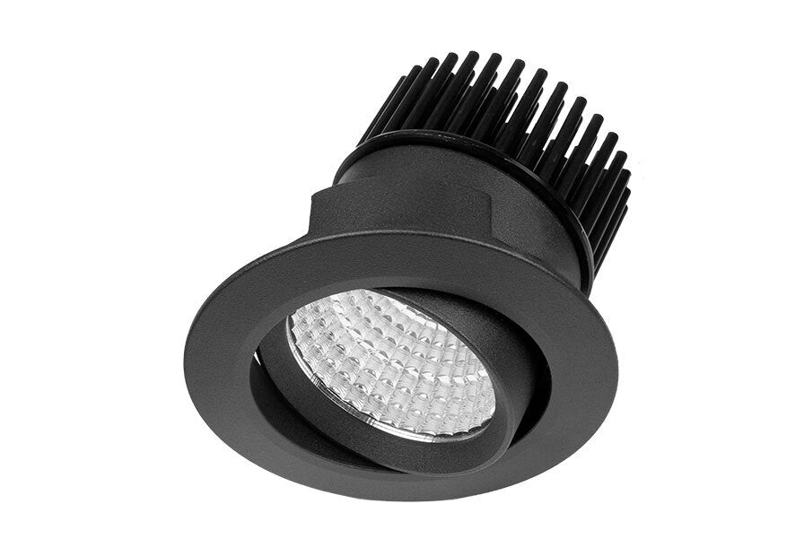 Miniled XDA10 10W Recessed Adjustable Downlight Black Downlight