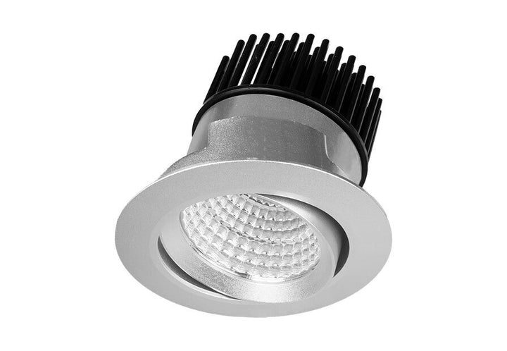 Miniled XDA10 10W Recessed Adjustable Downlight Silver Downlight