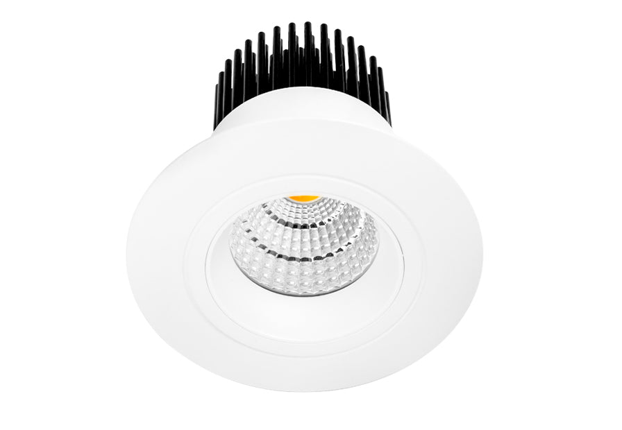 Miniled XDF10 10W IP65 Rated Recessed Downlight White with White Insert Downlight