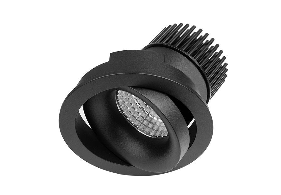 Miniled XDG10 10W Recessed Adjustable Downlight Black Downlight
