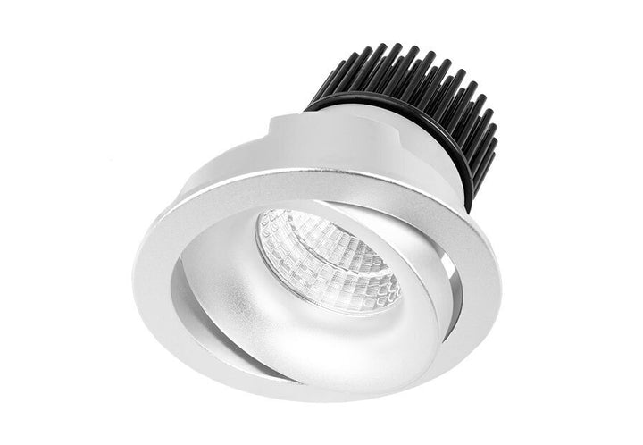 Miniled XDG10 10W Recessed Adjustable Downlight Silver Downlight