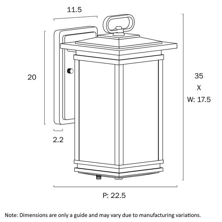 NEVIN EXTERIOR WALL LIGHT WALL LIGHT