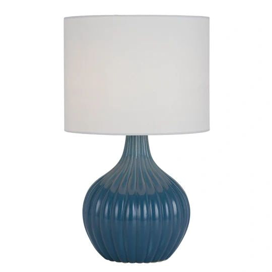 TELBIX NORD TABLE LAMP BLUE WHITE TABLE LAMP