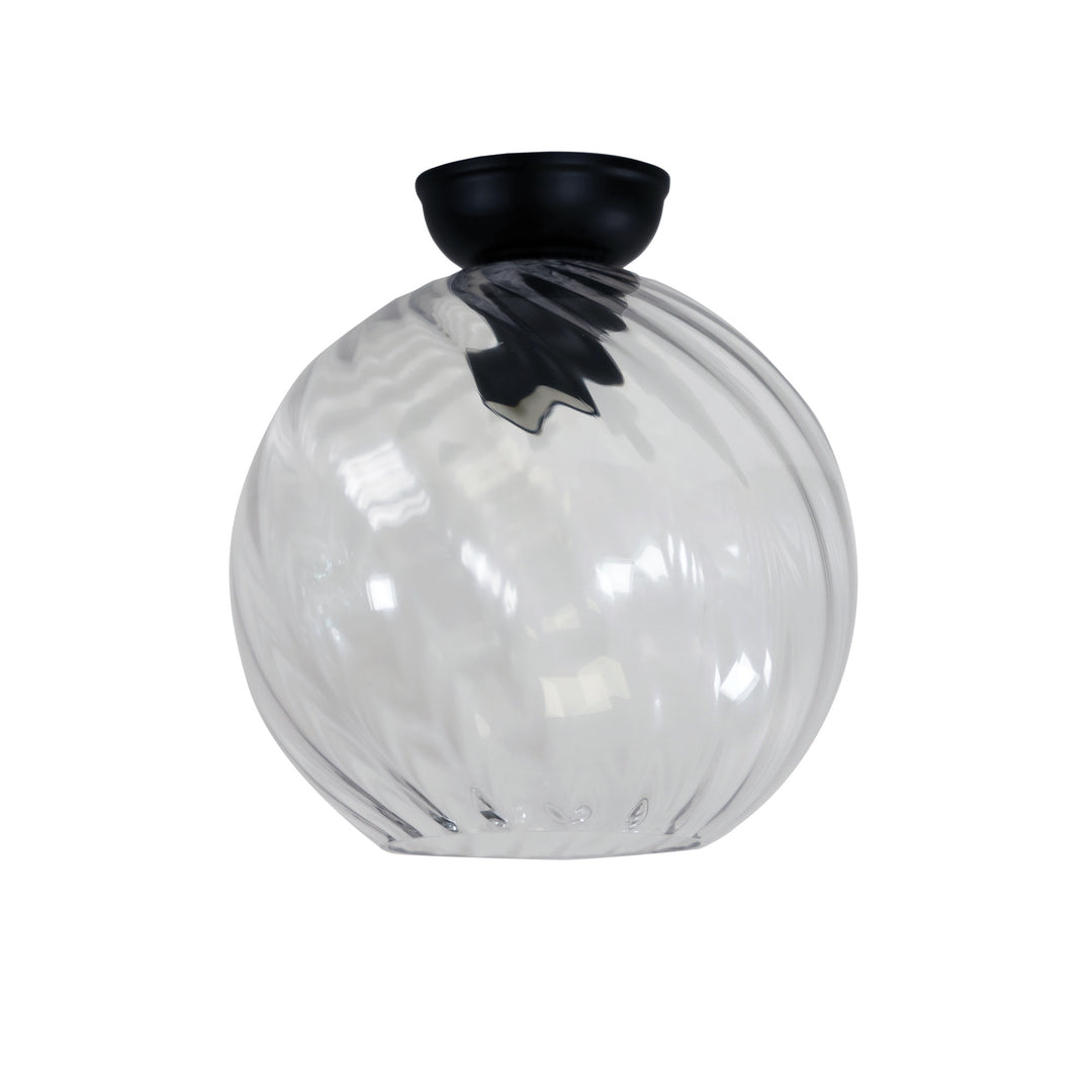 TWIST.20 DIY BK Textured Clear Glass DI BATTEN FIX