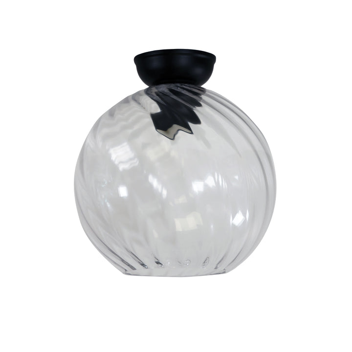 TWIST.20 DIY BK Textured Clear Glass DI BATTEN FIX