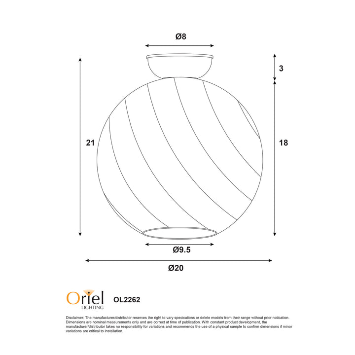 TWIST.20 DIY BK Textured Clear Glass DI BATTEN FIX