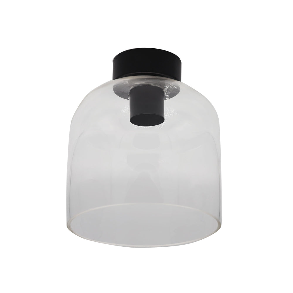 BURTON DIY Metal & Glass DIY Shade Black BATTEN FIX