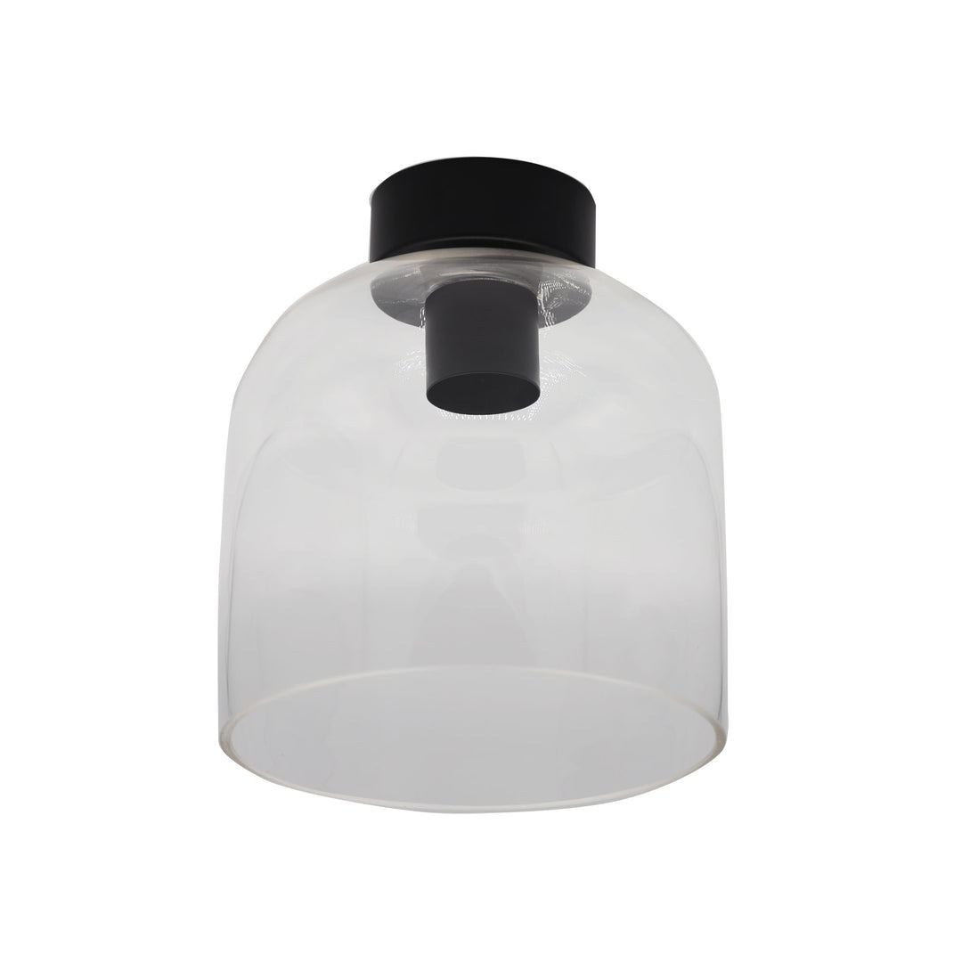BURTON DIY Metal & Glass DIY Shade Black BATTEN FIX