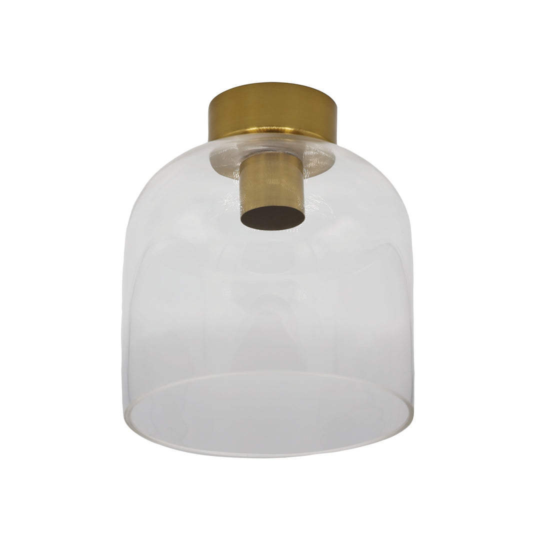 BURTON DIY Metal & Glass DIY Shade Brass BATTEN FIX