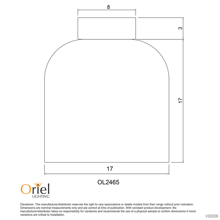 BURTON DIY Metal & Glass DIY Shade BATTEN FIX