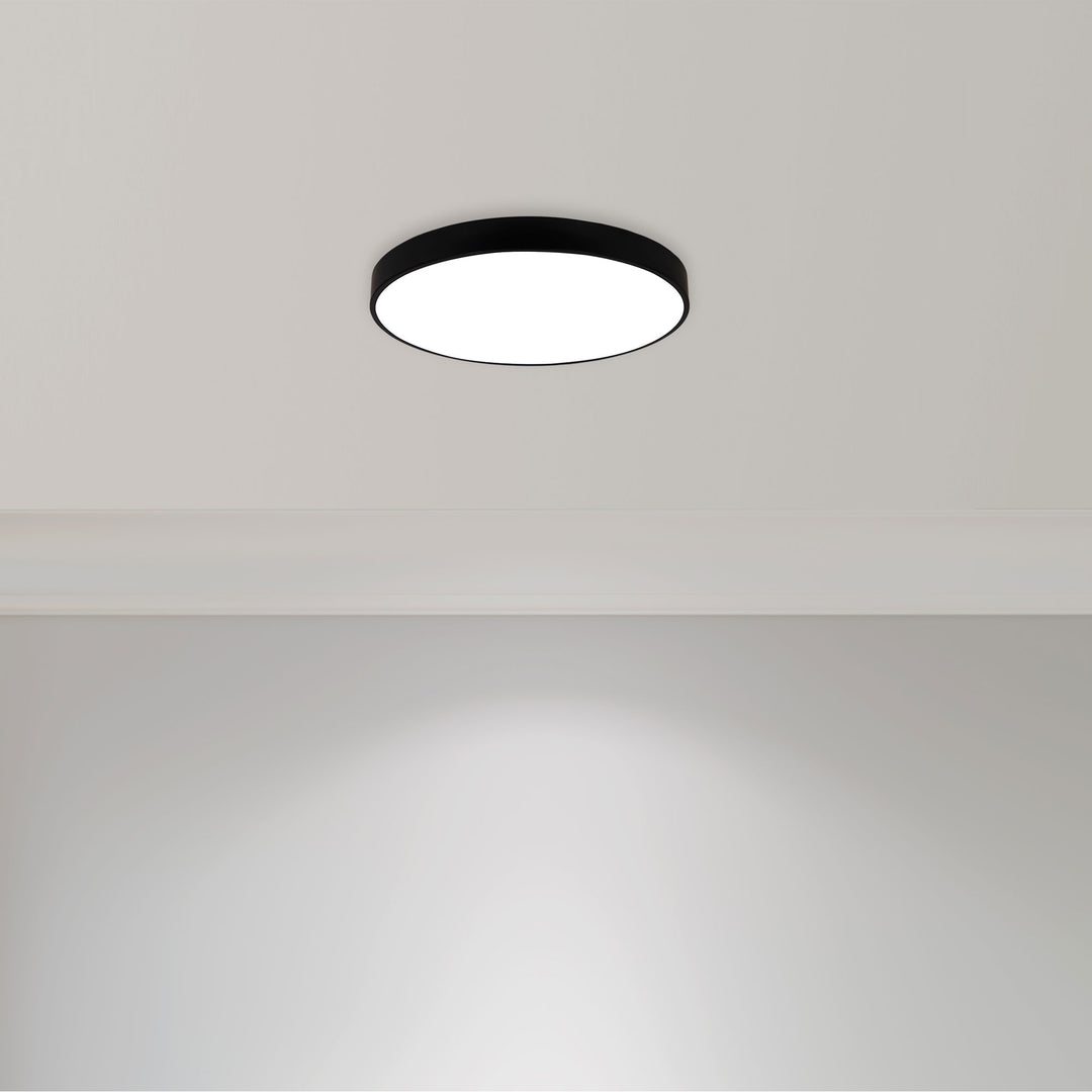 ORBIS.50 BLACK/WHITE TriColour LED Ceiling Light OYSTER LIGHT