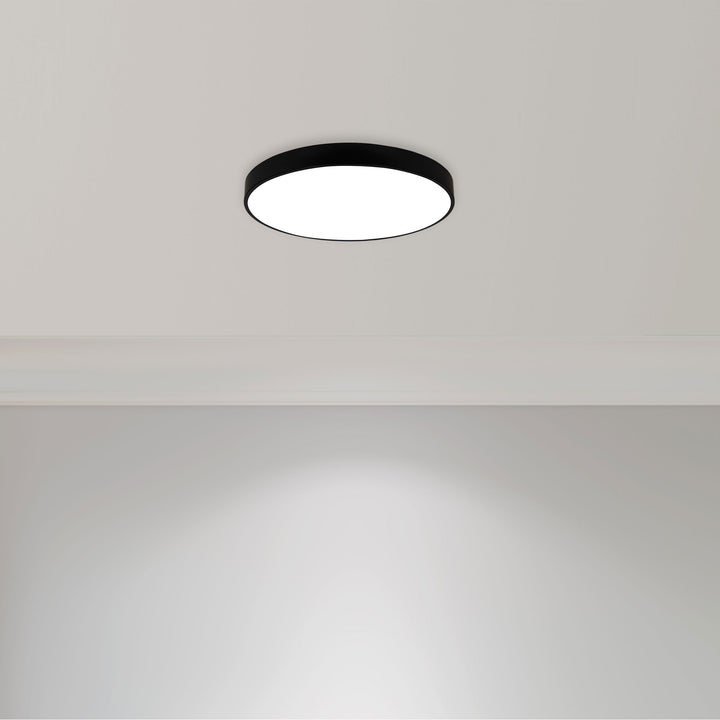 ORBIS.50 BLACK/WHITE TriColour LED Ceiling Light OYSTER LIGHT