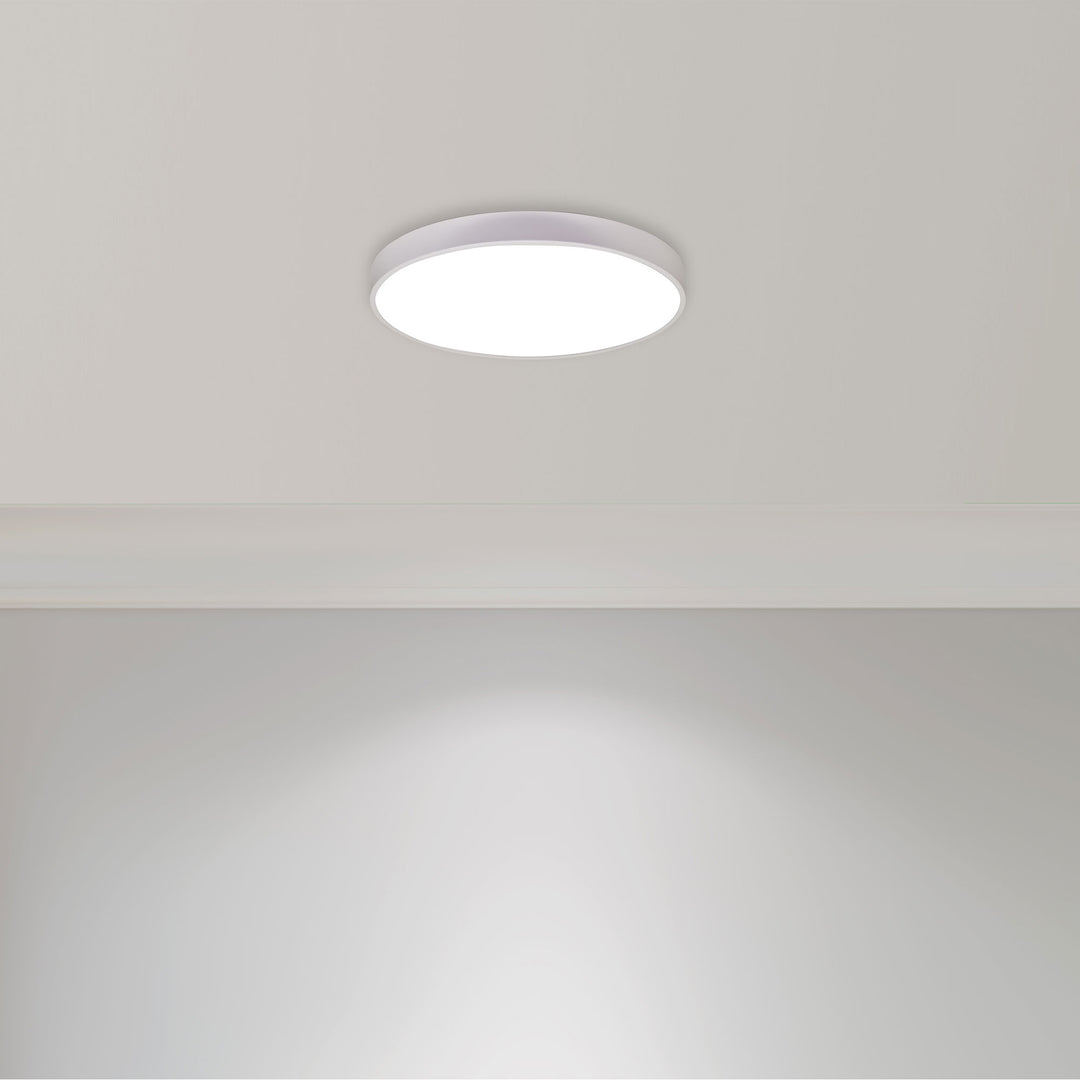 ORBIS.50 BLACK/WHITE TriColour LED Ceiling Light OYSTER LIGHT