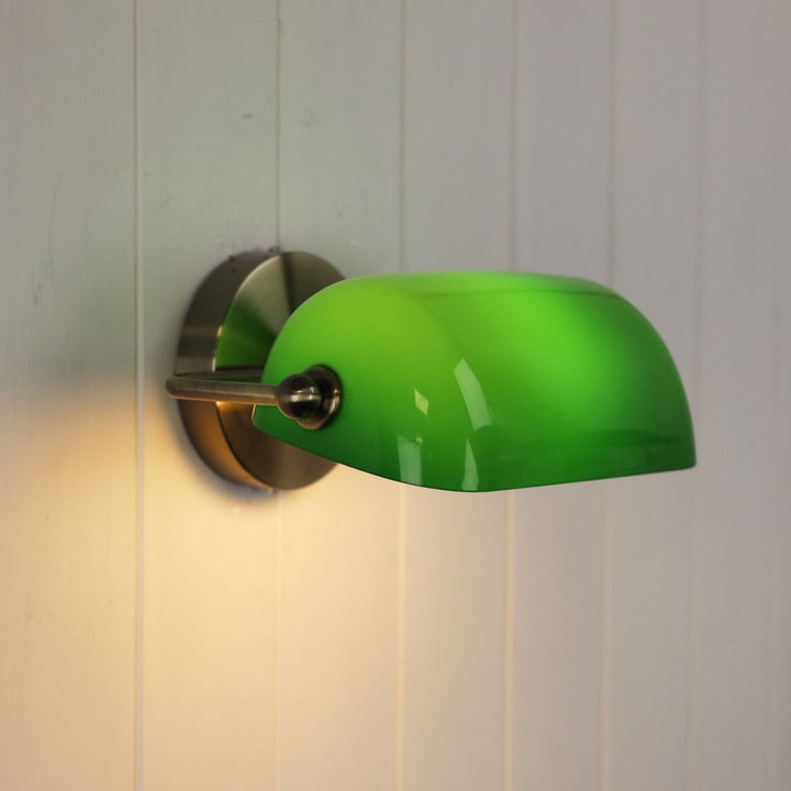 BANKERS Antique Brass Wall Light WALL LIGHT