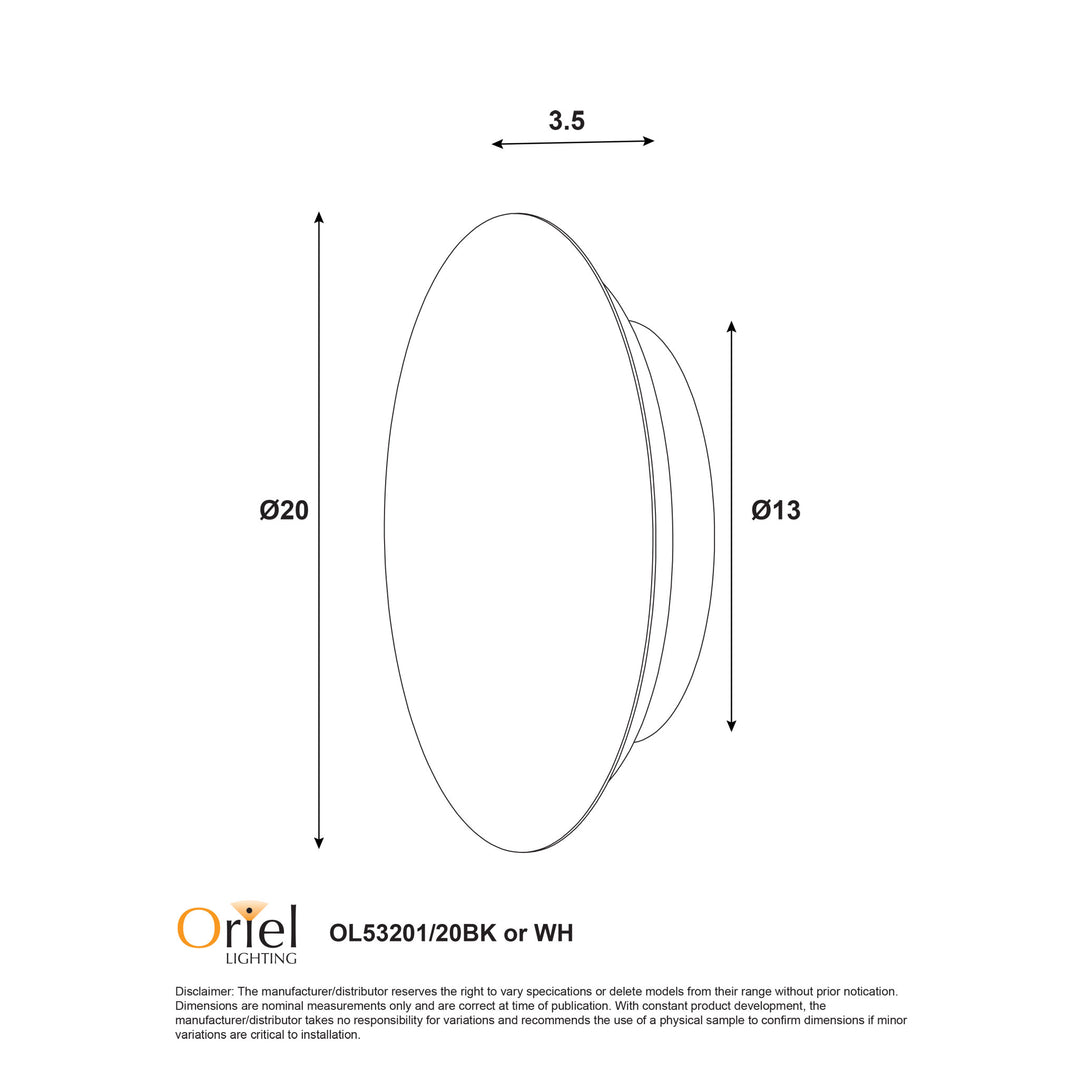 DOT.20 Tri-Colour LED Wall Light WALL LIGHT