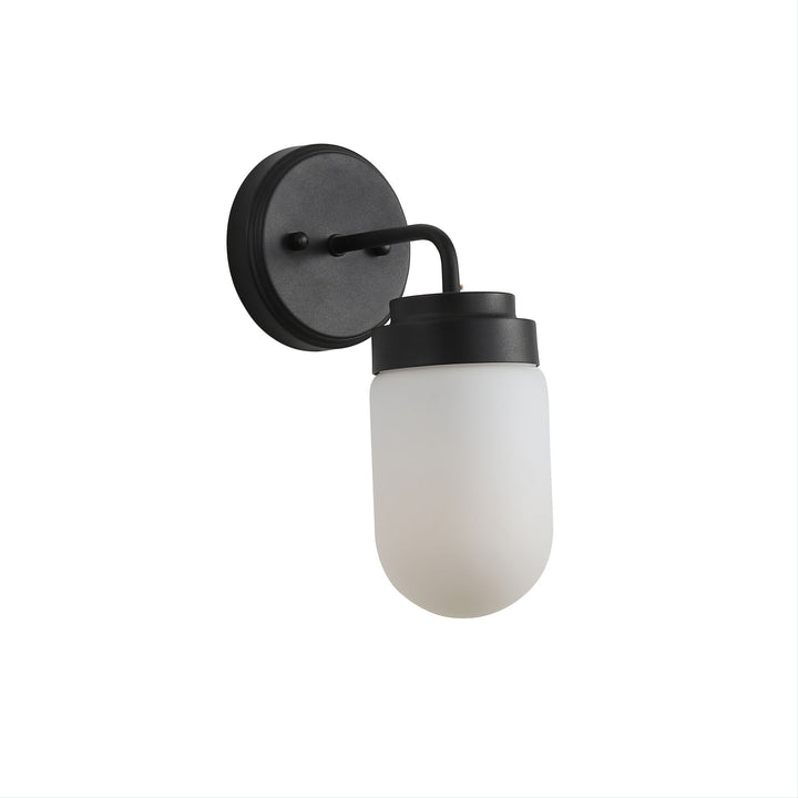 DUNBURN BLACK Wall Light Black VANITY LIGHT