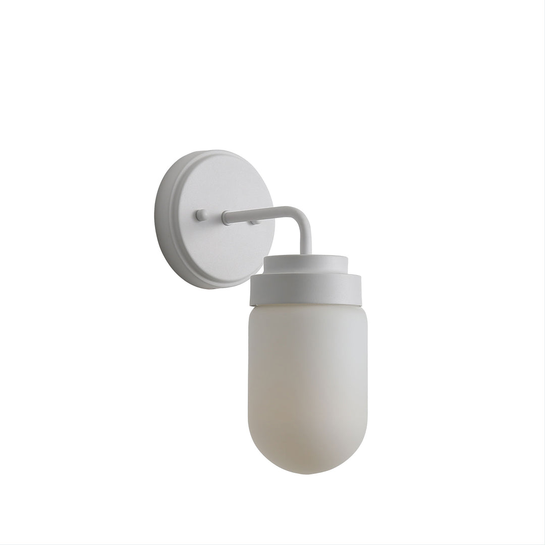 DUNBURN BLACK Wall Light White VANITY LIGHT