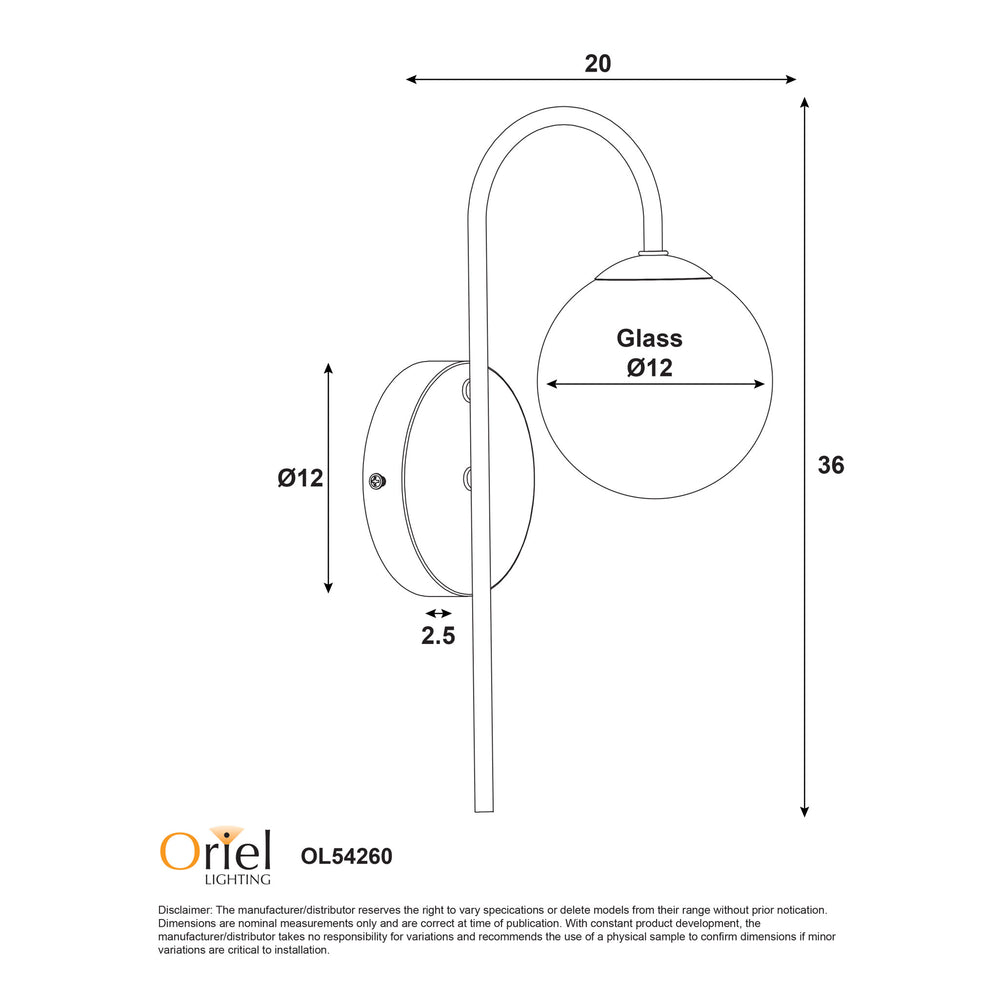 NOXE BLACK G9 Wall Light WALL LIGHT