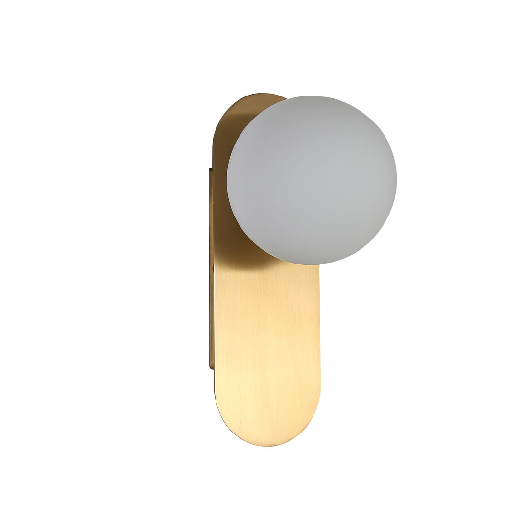 PING G9 WHITE IP44 wall light Satin Brass VANITY LIGHT