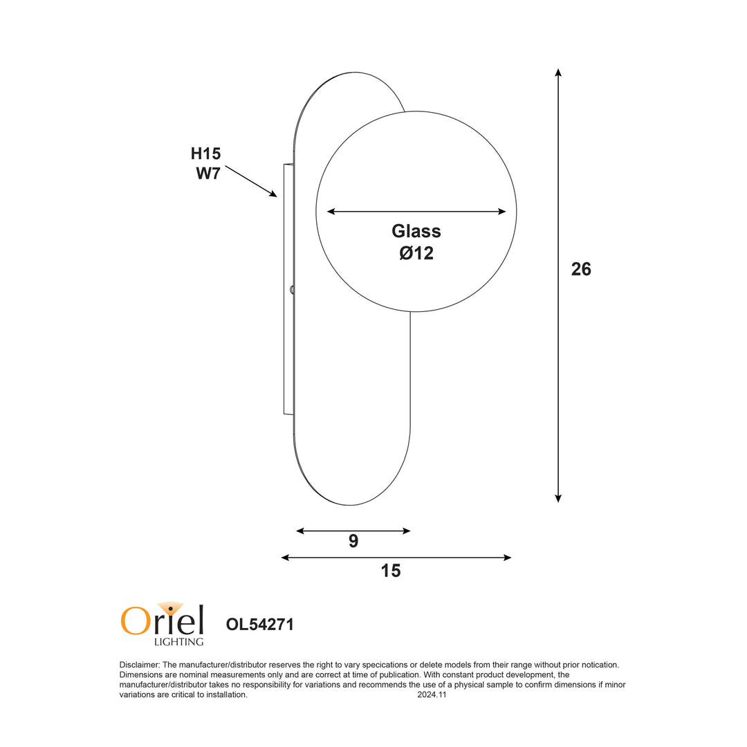 PING G9 WHITE IP44 wall light VANITY LIGHT