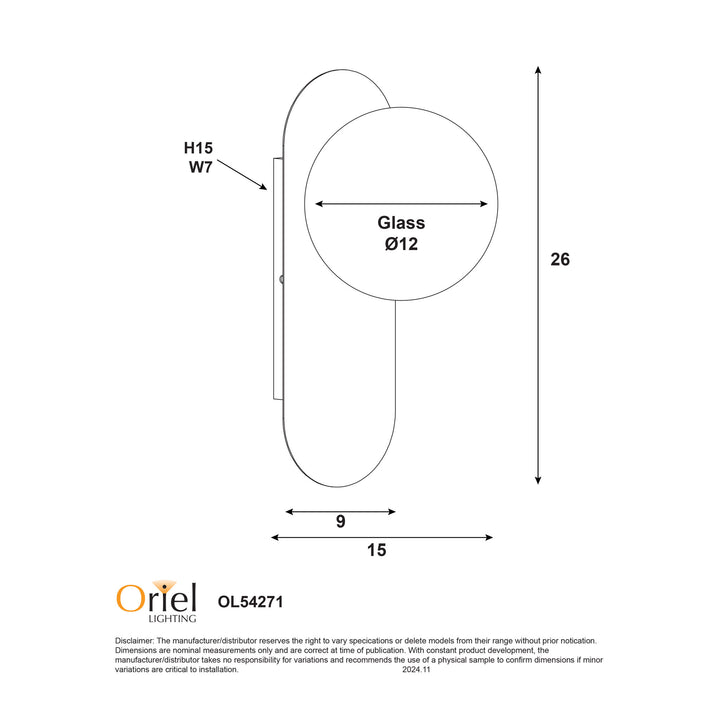 PING G9 WHITE IP44 wall light VANITY LIGHT