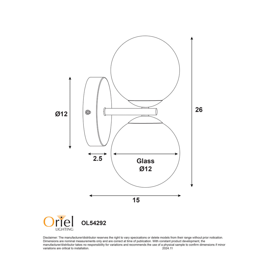 OBERON.2 IP44 wall light WALL LIGHT