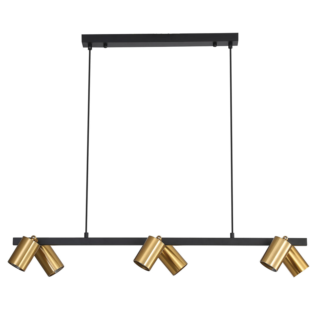 BRIDGE 6 Spotlight Pendant Satin Brass Pendant