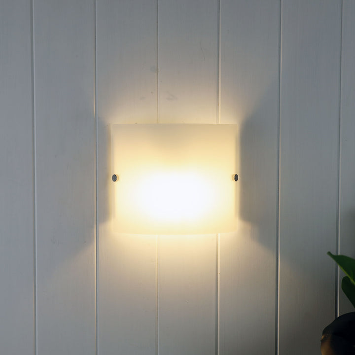 DUO.2 Simple Wall Mounted Light Frost Glass WALL LIGHT