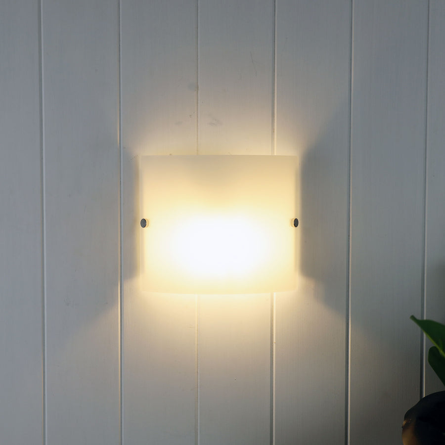 DUO.2 Simple Wall Mounted Light Frost Glass WALL LIGHT