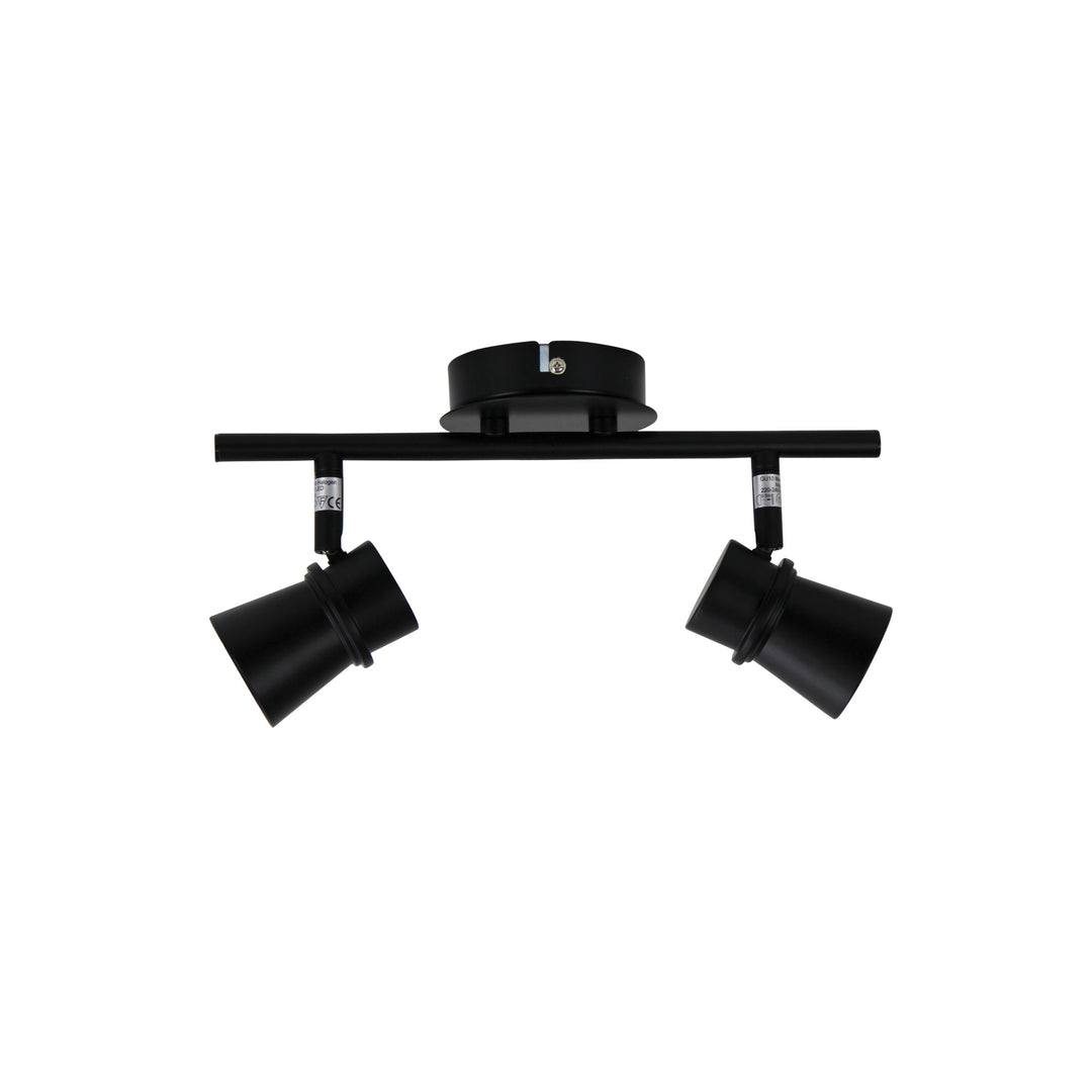 YARRA 2 LIGHT ADJUSTABLE SPOTLIGHT Black Spotlight