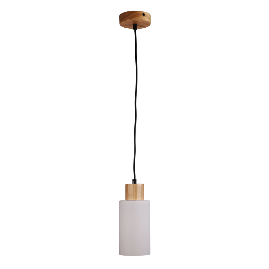 NINA Glass & Timber Pendant Pendant