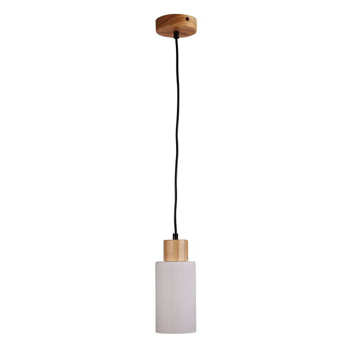 NINA Glass & Timber Pendant Pendant