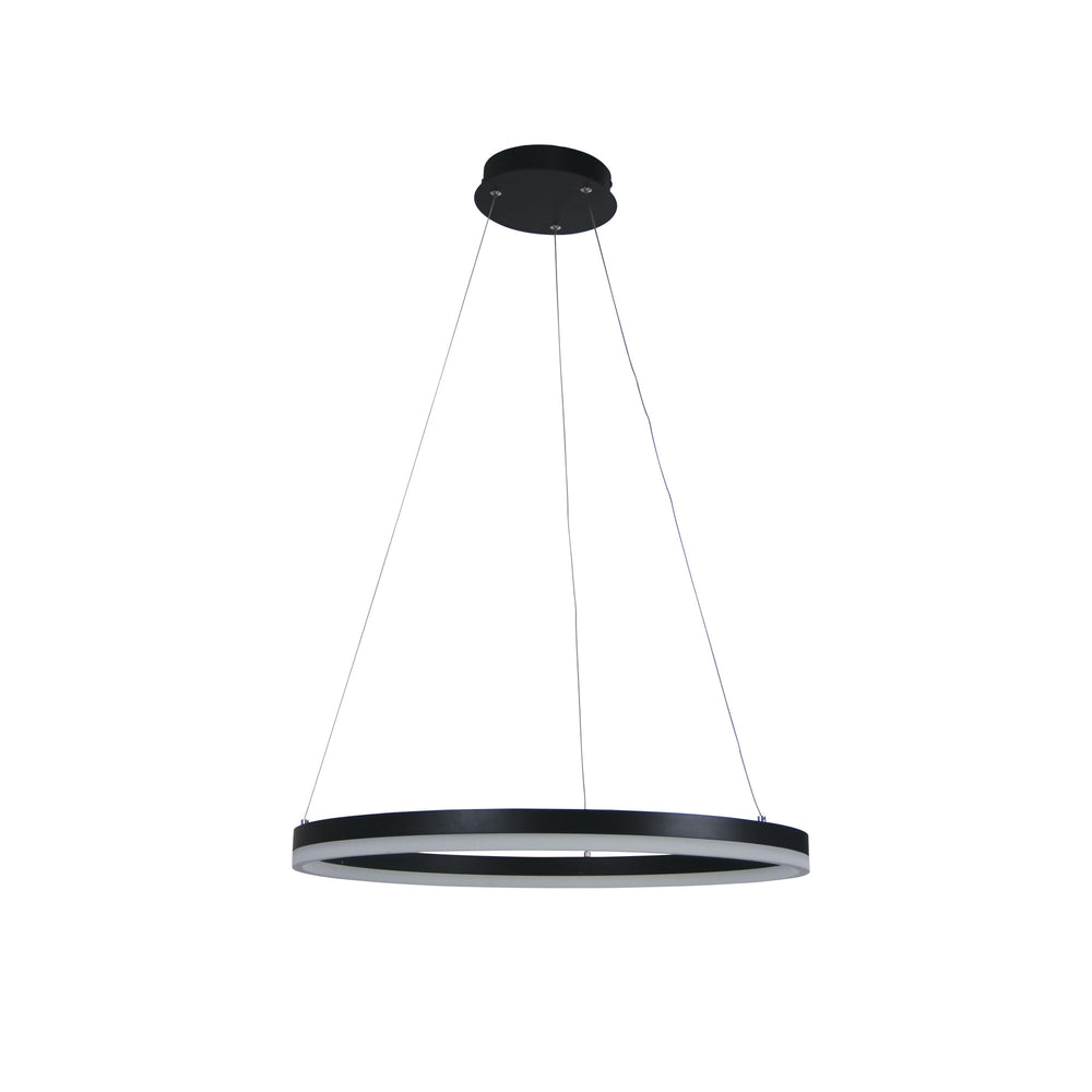 CRONUS.60 CTS Modern TriColour LED Halo Pendant Black pendant