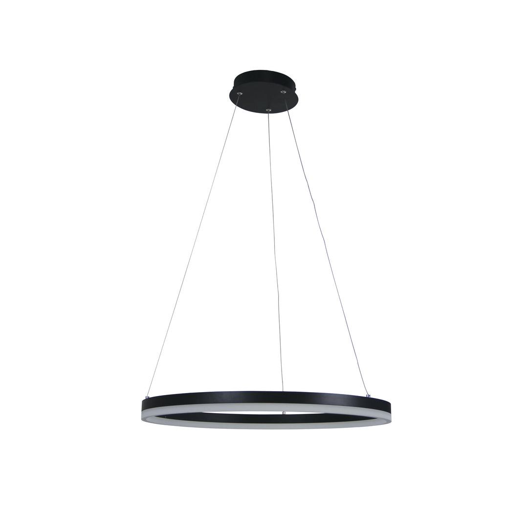 CRONUS.60 CTS Modern TriColour LED Halo Pendant Black pendant