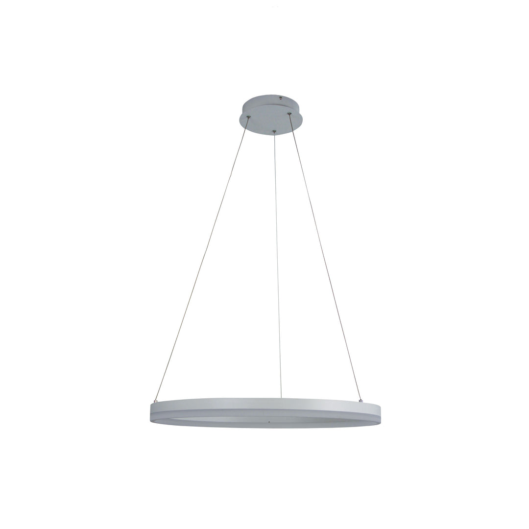CRONUS.60 CTS Modern TriColour LED Halo Pendant White pendant