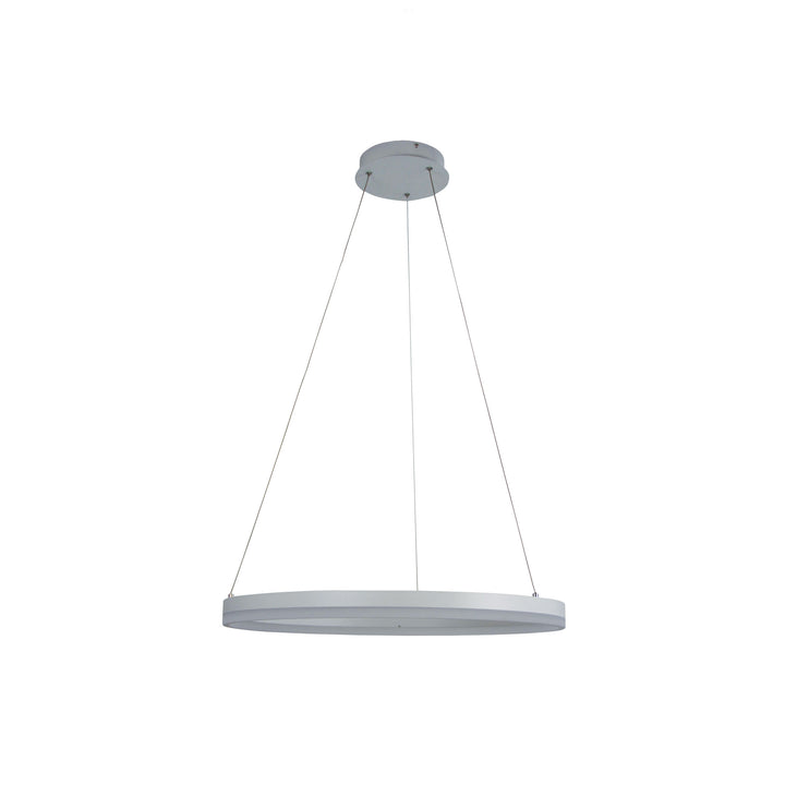 CRONUS.60 CTS Modern TriColour LED Halo Pendant White pendant