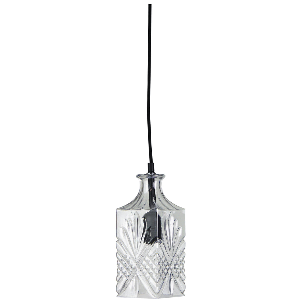 DECANT Retro Vintage Cut Glass Pendant DECANT 4 Pendant