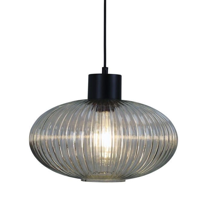 MILLER.300 Ribbed Glass Pendant Pendant
