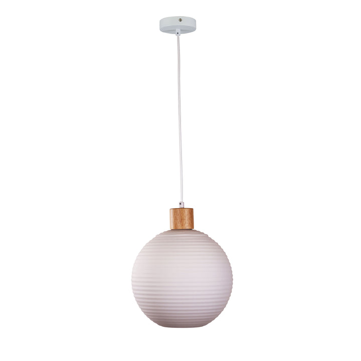TWILLO TIMBER/OPAL PENDANT 250mm Pendant